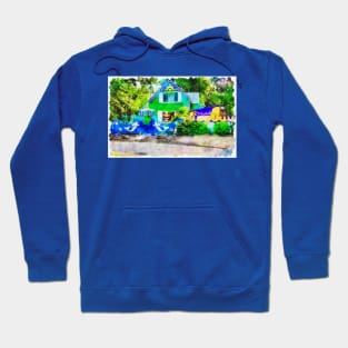 Victorian Gingerbread Cottage 14 Hoodie